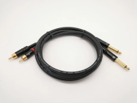 E57-2RCA-2J-0100-0 Кабель аудио 2хRCA-2хJack, 1м, ZZcable