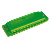 Hohner happy green 515/20/2 c (m5153)  детская губная гармошка, тональность с, цвет зелёный