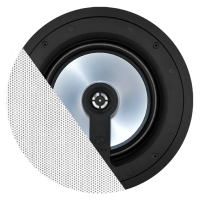 AUDAC CELO8 Двухполосная, коаксиальная, встраиваемая потолочная акустическая система, класса Hi-End. НЧ: 8", ВЧ: 1". Мощность (8 Ом): RMS - 80 Вт. Цвет: Белый.
