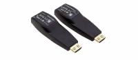 Передатчик и приемник Kramer Electronics [617R/T] сигнала HDMI по волоконно-оптическому кабелю; кабель 2LC, многомодовый ОМ3, до 100 м, поддержка 4К60 4:4:4