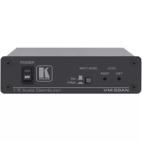 14578 VM-50AN - Уникальный высококачественный распределитель, усилитель звука 1:5 или 1:10, работающий как с балансными, так и с небалансными стереофоническими звуковыми сигналами.