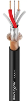 DMX-кабель ROXTONE DMX001/100 Black [PVC 5,2mm, 2x0.22mm², на бухте 100м, D: 5 мм., 2x0,22mm2, AWG: 24, Экранирование: 100% (спираль из луженой медной проволоки (7х0,18мм) + медной 80х0,10мм+алюминиевая фольга]