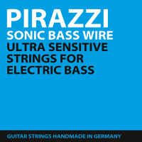 Bass guitar string set Pirazzi Sonic Bass Wire XLight 683010 - Exceptionally sensitive super light tension strings.