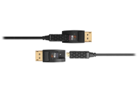Opticis DPFC-200D-100- Кабель DisplayPort 1.2 гибридный (вилка-вилка) с разборными разъемами, 4096x2160/60 (4:4:4)