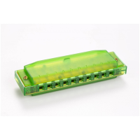 HOHNER Translucent Green (M1110G) - губная гармоника детская, тональность C, цвет прозрачный зеленый