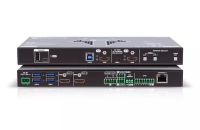Lightware ucx-2x2-h40, матричный коммутатор taurus ucx 2x2 с hdmi 2.0 и usb 3.1. поддержка 4k uhd @ 60гц rgb 4:4:4 (18 гб/c). usb-c (без поддержки видео и зарядки, только usb данные). управление: 1 x lan, rs-232, gpio. датчик присутствия. функции управлен