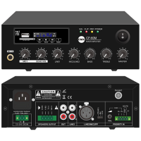 CMX Audio CP-60M Микшер усилитель 60Вт, USB/SD Mp3 плеер, FM тюнер, Bluetooth, Echo, 1 Mic, 1 Line,  70В/100В/4-8Ом