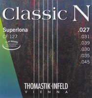 THOMASTIK Classic N CF127 струны для классической гитары, нейлон/хр. сталь плоская оплётка