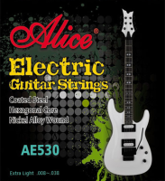 AE530XL 530 Комплект струн для электрогитары, никель 8-38 Alice