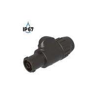 Seetronic SAC3FX-67- Кабельный разъем powerCON 16/20 А, тип A (розетка) для входа питания, IP67, черный