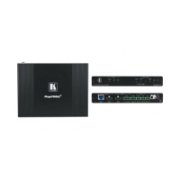 Комплект Kramer Electronics [KIT-401/EU-80/86(W)] из передатчика с автоматическим коммутатором и приемника со встроенным масштабатором сигнала HDMI, VGA и RS-232 по витой паре HDBaseT; поддержка 4К60 4:2:0, PoC