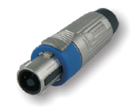 ROXTONE RP020 Разъем кабельный типа speakon под пайку в корпусе из цинкового сплава, 4-х контактный, корпус металл, "female",