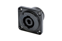 Neutrik nlt4mpxx-bag панельный разъем speakon male 4-контактный, металлический корпус, черный