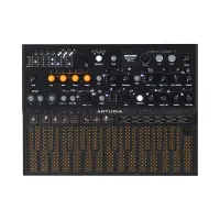 Синтезатор [570103] Arturia [MicroFreak Stellar] цифровой аппаратный, 25 клавиш с поддержкой полифонического касания, цифровым осциллятором и аналоговым фильтром Oberheim SEM, CV/Gate/Mod выходы, Cloc IN/OUT, MIDI IN/OUT, выход TRS, выход для наушников,