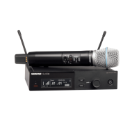 Shure slxd24e/b87a-h56. цифровая радиосистема shure с ручным передатчиком с конденсаторным капсюлем beta 87a, суперкардиоида, 518-562 мгц