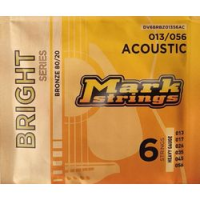 Markbass bright series dv6brbz01356ac sale  струны для акустической гитары, 13-56, бронза 80/20