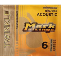 Markbass twinkle series dv6twpb01047ac  струны для акустической гитары, 10-47, фосфор/ бронза