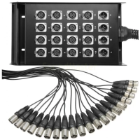 QUIK LOK BOX638-30K мультикор на 16 входов и 4 выхода, типы разъемов XLR, длина 30м