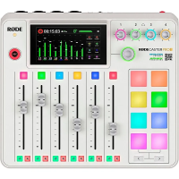 Rode rødecaster pro ii white цифровая студия для интернет-вещания и podcast, цвет консоли белый