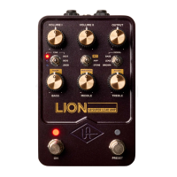 Universal Audio Lion 68 Super Lead Amp black педаль эффектов для электрогитары