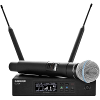 SHURE QLXD24E/B58 K51 606 - 670 MHz вокальная радиосистема с ручным передатчиком BETA58