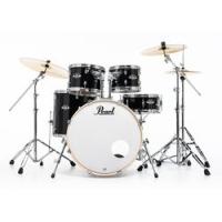 Pearl exx725sbr/ c31  ударная установка из 5-ти барабанов, цвет jet black, (4 коробки)