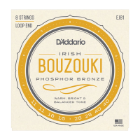 EJ81 Комплект струн для ирландского бузуки, фосфорная бронза, 11-40, D'Addario