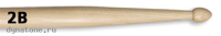 VIC FIRTH 2B - Барабанные палочки орех