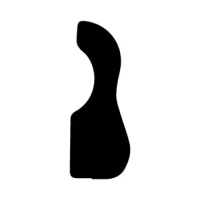 376A-LG-BLK Защитная накладка для акустической гитары, большая, D'Andrea