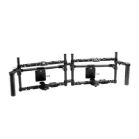 Q200-TWIN Dual carbon fiber monitor cage клетка для монитора E-Image