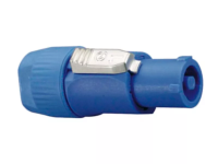 MCA 100 разъем кабельный для подключения электропитания Powercon, максимальный ток 20 А, входной с замком, корпус пластик, цвет синий, копия "Neutrik", упаковка 2 шт, Work