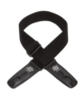 LIS-013-C2-BLK Ремень для гитары с блокировой, хлопок, чёрный, Lock-It Straps, D'Andrea