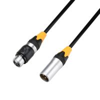 Adam Hall K4 DMF 1500 IP65 - Кабель DMX, AES/EBU XLR (F) - XLR (M), 2 x 0.34 мм2, IP65, 15 м