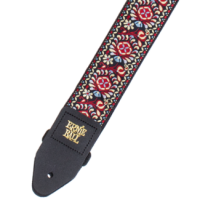 Ernie Ball 4091 Royal Bloom гитарный ремень, полипропилен, кожаные нашивки