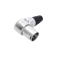 Adam hall k4cxm3a - разъем xlr (m), 3-pin, угловой, металлический