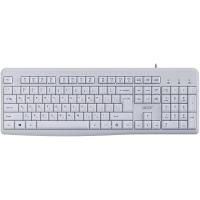 Клавиатура Acer OKW500 белый USB Multimedia (ZL.KBDEE.01S) каб.:1.8м