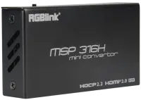 RGBLink MSP 316H- Компактный распределитель 1:2 сигналов интерфейса HDMI, разрешения до 4К60 (4:4:4)