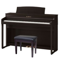 Kawai ca401 r  цифровое пианино с банкеткой, 88 клавиш, механика gfc, 192 полифония, 19 тембров