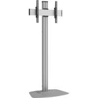 Vogels F1864 Silver- Напольный стационарный стенд для дисплея диагональю 39–55'', VESA до 400x400 мм, макс. нагрузка 80 кг