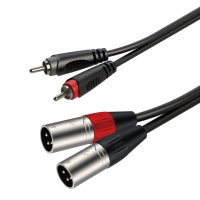 ROXTONE RACC190/6 Аудиокабель , (2 x RCA - 2 x XLR male 3P), AC010, 6м