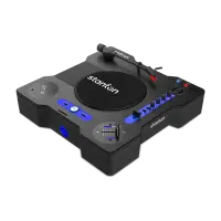 Виниловый проигрыватель [STX] Stanton [Stanton STX] портативный, для скретча, мини Innofader, перезаряжаемые батареи, встроенный динамик, Bluetooth, USB