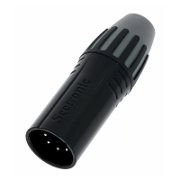 Seetronic SCMM5-B- Кабельный разъем XLR 5-pin (вилка), на кабель диаметром 3,5–8,0 мм, под пайку, цвет черный
