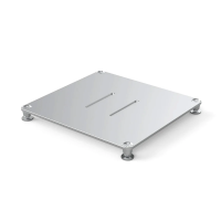 ddHiFi HS300-02 silver дисплей стойка под hi-fi аппаратуру (опорные ножки h 2см)