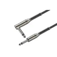 ROXTONE SGJJ110/3 Кабель инструментальный, 6mm, 1 x 0,22mm2, 6,3mm mono Jack - 6,3mm mono Jack (угловой), 3м
