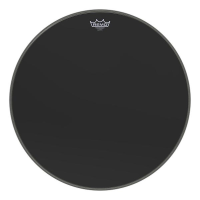 REMO P3-1022-ES- POWERSTROKE® 3 22' EBONY фронтальный черный пластик для большого барабана