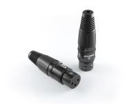 PROCAST cable XLR6/Female - XLR (female) балансный разъем - гнездо под пайку,3 контакта, на кабель 6мм, металлический корпус, цвет черный