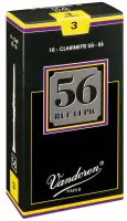 Трость для кларнета vandoren 56 rue lepic cr503/1 - трость 56 rue lepic с толстой пяткой и подчеркнутым сердцем для кларнета силой 3.0. цена за штуку