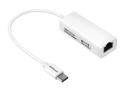 00-00029633 Адаптер GoPower Type-C (m)-RJ-45 (f) 100 мб/с белый, GoPower