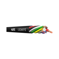 KLOTZ LSC840YS спикерный кабель, диаметр 16,6 мм., медная жила 8х4 мм., цвет чёрный, цена за метр