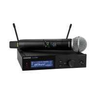Цифровая одноканальная радиосистема SHURE SLXD24+E/58-G65 [с ручным передатчиком SM58, 470 - 606 МГц]